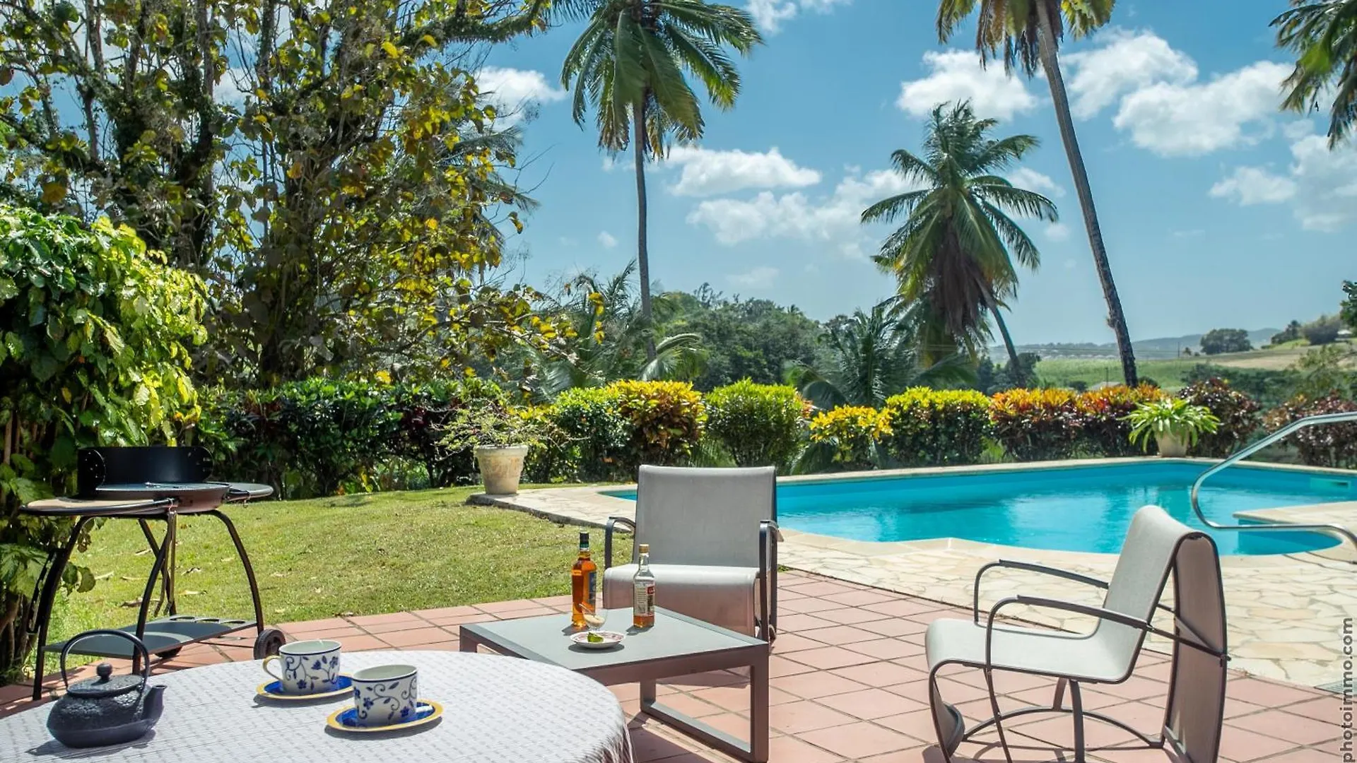 Villa D'Exception Tout Confort Au Coeur De La Nature Avec Piscine Privee - 3 Chambres ! Morne la Valeur 0*,  Martinica